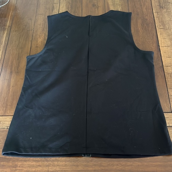 Banana Republic Faux Leather Detail Blouse - Picture 3 of 4